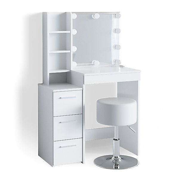Vicco Schminktisch Meryl, Weiß, 80 cm günstig online kaufen