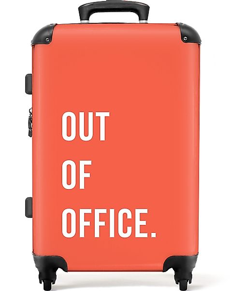 NoBoringSuitcases.com© Hartschalen-Trolley Zitate - Außer Dienst günstig online kaufen