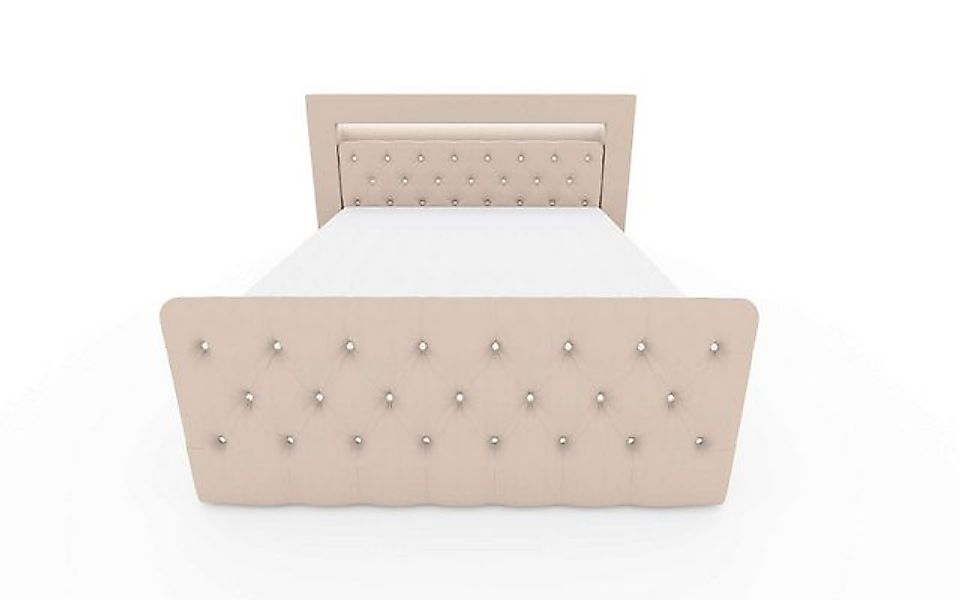 99rooms Boxspringbett Cezar (Schlafzimmerbett, Bett), 120/140/160/180/200x2 günstig online kaufen