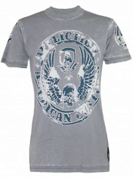 Affliction Herren Shirt Master Cutch Grau (S) günstig online kaufen