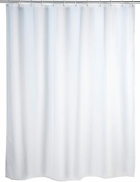 WENKO Duschvorhang Uni White Breite 180 günstig online kaufen