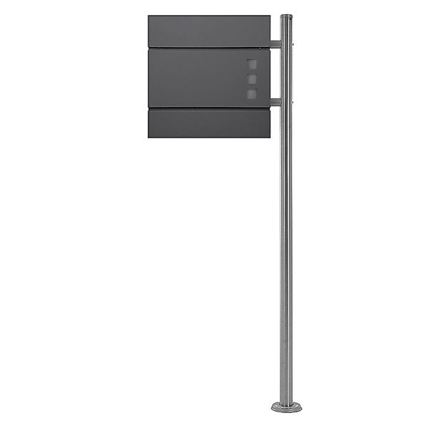 ML-DESIGN Standbriefkasten Briefkasten Postkasten mit Zeitungsfach, günstig online kaufen