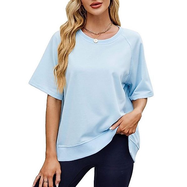 YRIIOMO T-Shirt Bequeme Damen Sweatshirt aus weichem Mischgewebe mit atmung günstig online kaufen