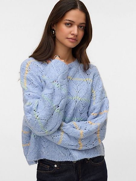 Vero Moda Strickpullover VMNEW HATTY LS O-N STITCH PULLOVER BOO mit zarten günstig online kaufen
