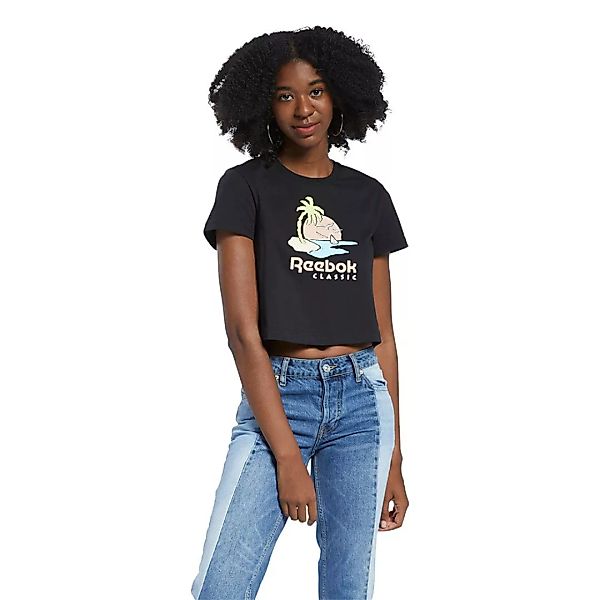 Reebok Classics Graphics Summer Retreat Kurzärmeliges T-shirt L Black günstig online kaufen