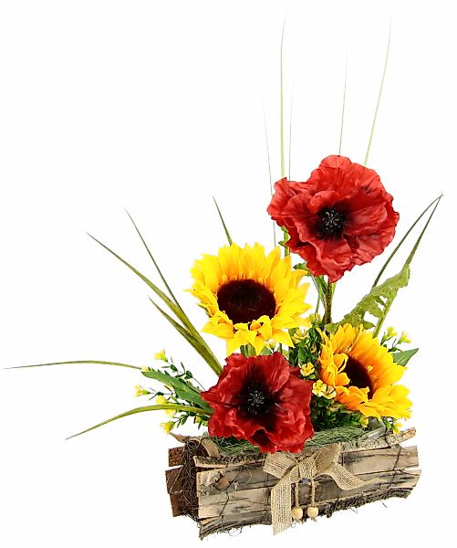 Kunstpflanze Sonnenblume/Mohn, I.GE.A., Höhe 30 cm günstig online kaufen