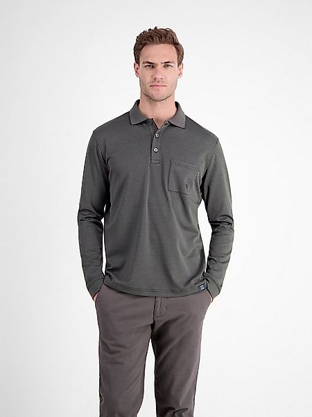 LERROS Langarm-Poloshirt LERROS Langarmpolo für Herren in Strukturoptik günstig online kaufen