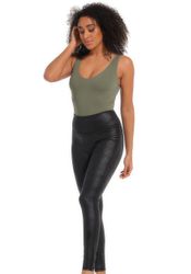 MAGIC Bodyfashion Leggings Leather Look Legging günstig online kaufen