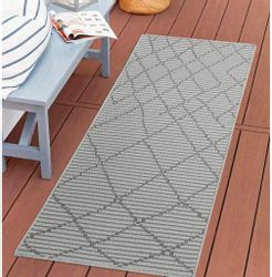 Carpet City Outdoorteppich "PALM3526" rechteckig 5 mm Höhe Wetterfest & UV- günstig online kaufen