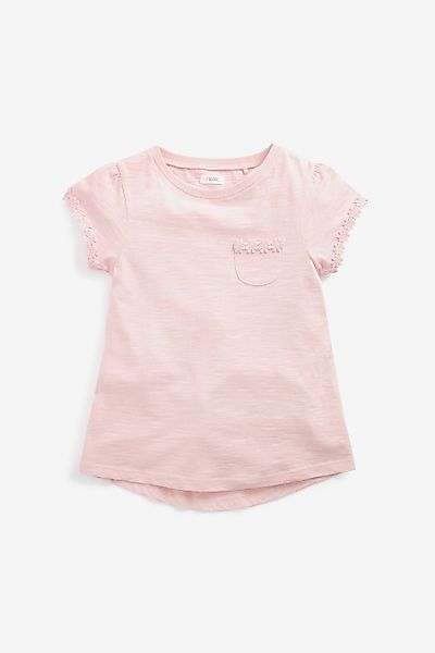 Next T-Shirt T-Shirt mit Blümchentasche (1-tlg) günstig online kaufen