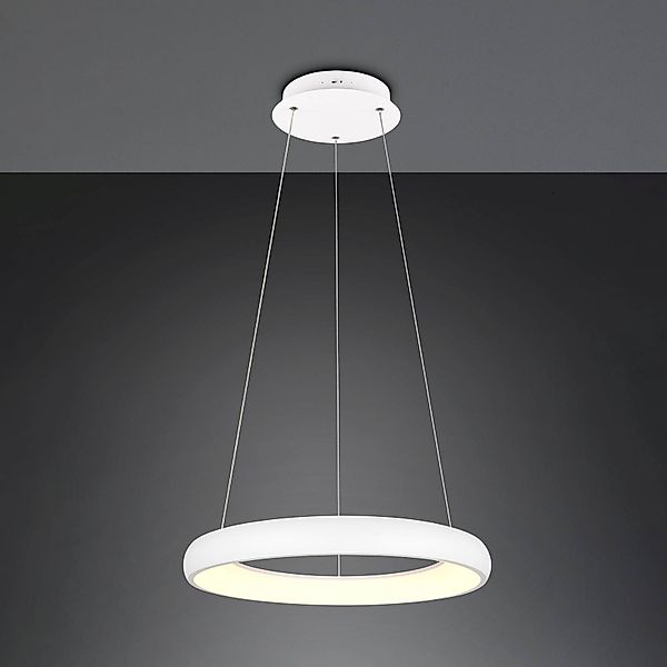 LED-Hängeleuchte Cardona, Ø 62 cm, weiß, CCT, Metall günstig online kaufen