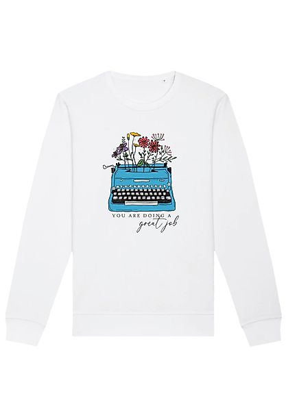 F4NT4STIC Sweatshirt "Flower you are doing a great job retro", Premium Qual günstig online kaufen