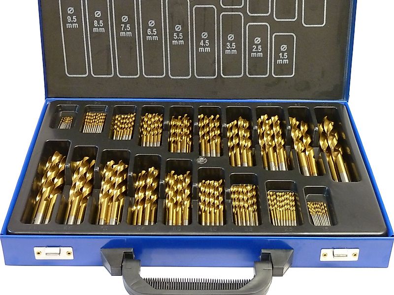 PeTools Metallbohrer Spiralbohrer Set 170 tlg. günstig online kaufen