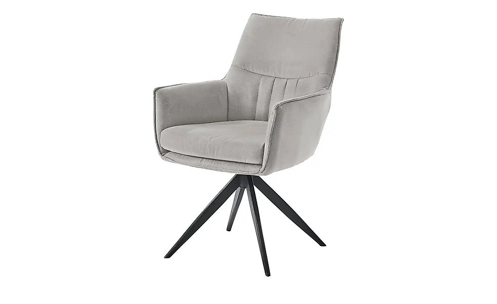 Armlehnstuhl  Latina ¦ grau ¦ Maße (cm): B: 61 H: 92 T: 67.0 Stühle > Polst günstig online kaufen