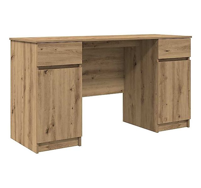 vidaXL Schreibtisch Schreibtisch Artisan-Eiche 140 x 49 x 76 cm Holzwerksto günstig online kaufen