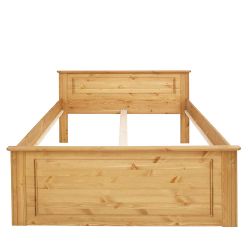 Doppelbettgestell aus Kiefer Massivholz Landhausstil günstig online kaufen