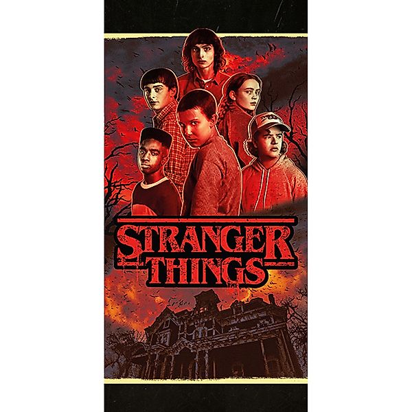 BERONAGE Strandtücher Stranger Things Badetuch Haus günstig online kaufen