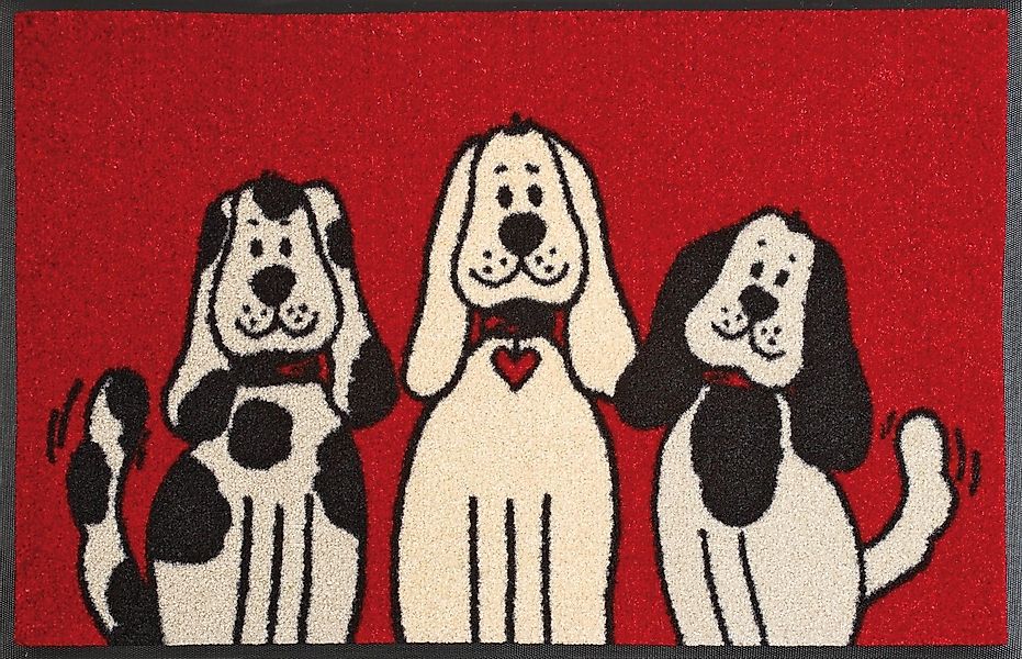wash+dry by Kleen-Tex Fußmatte Three Dogs, günstig online kaufen