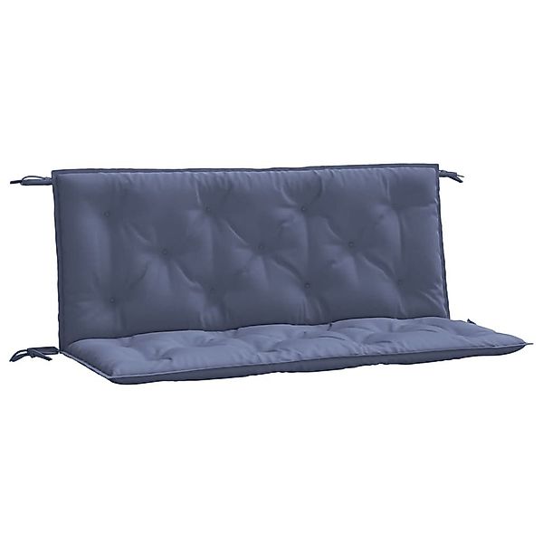 vidaXL Sitzauflage Gartenbank-Auflagen 2 Stk. Marineblau günstig online kaufen