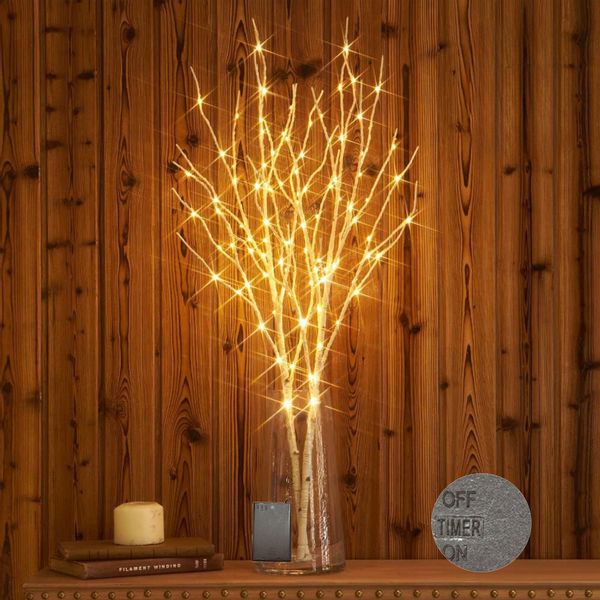 MUPOO LED-Leuchtzweig LED Leuchtzweig LED-Dekolicht Batteriebetrieben günstig online kaufen