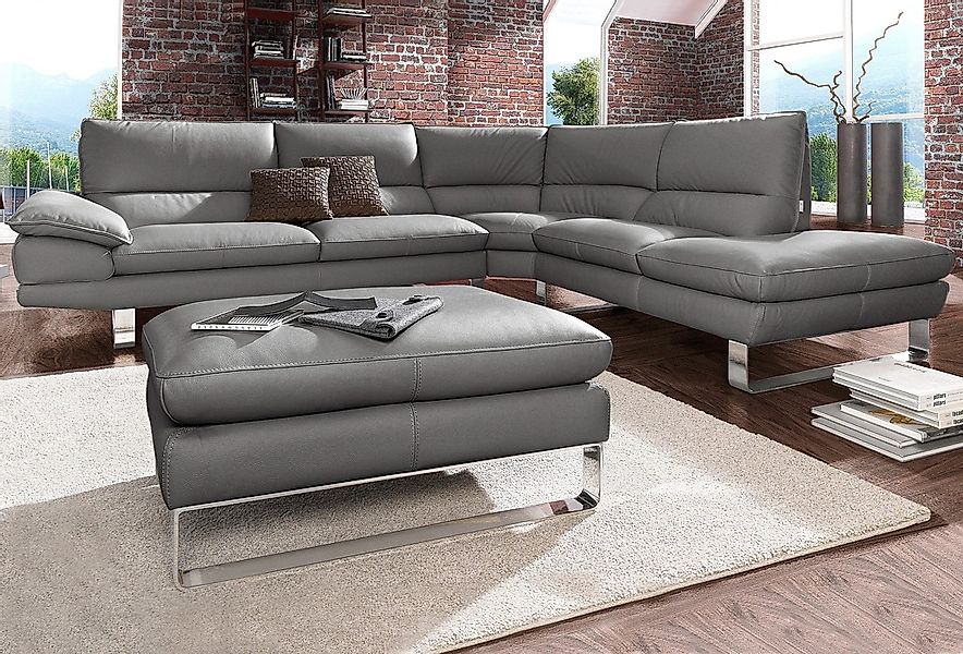 CALIA ITALIA Ecksofa "Dave, italienisches Designsofa mit erstklassigem Sitz günstig online kaufen
