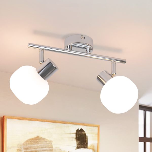 Nettlife Deckenstrahler Schwarz/Weiß E14 Innen Vintage günstig online kaufen