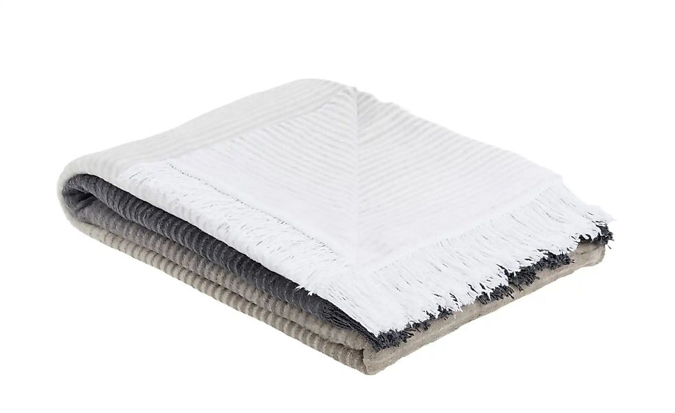 como Jacquard-Decke  Flow ¦ grau ¦ Maße (cm): B: 150 Dekokissen & Decken > günstig online kaufen
