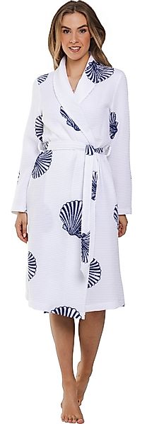 Pastunette Damenbademantel Damen Waffelpiquet Morgenmantel, Midi, günstig online kaufen