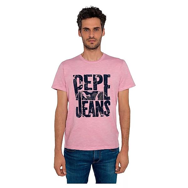 Pepe Jeans Milo Kurzärmeliges T-shirt XL Pink günstig online kaufen
