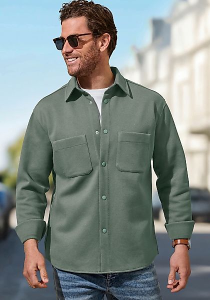 John Devin Hemdjacke ", Overshirt aus weicher Piqué-Qualität", Knopfleiste günstig online kaufen