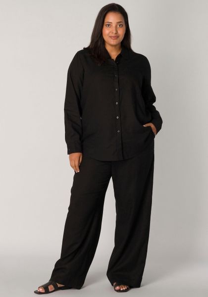 Base Level Curvy Langarmbluse Yaella mit günstig online kaufen