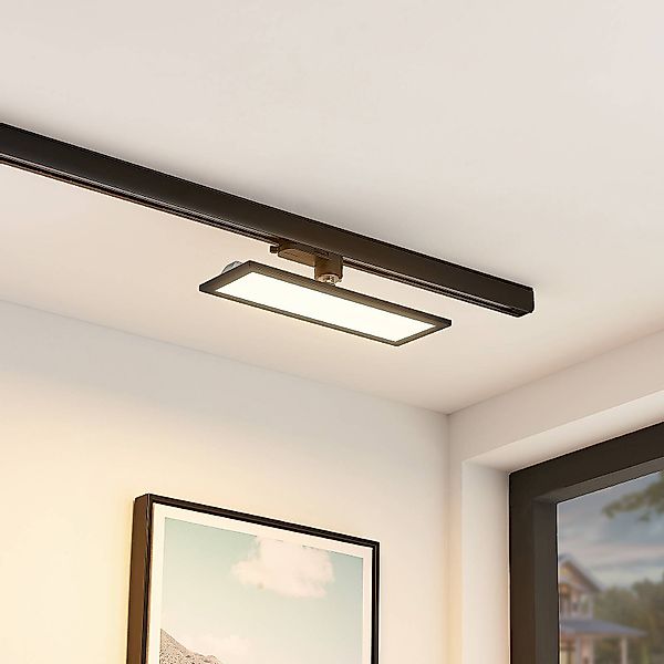 Arcchio LED-Panel Hairis, schwarz, 3.000 K, 30 cm, 3-Phasen günstig online kaufen