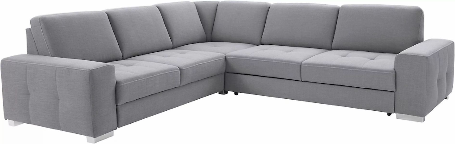 sit&more Ecksofa »Santorini L-Form«, mit Federkern und Sitztiefenverstellun günstig online kaufen