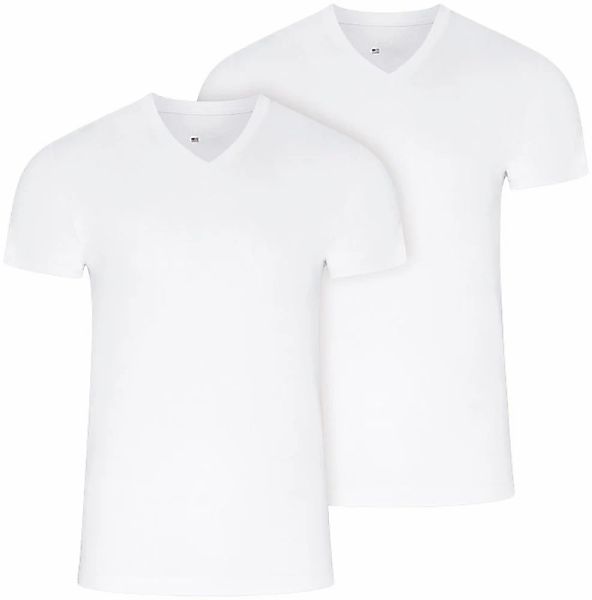 Jockey V-Shirt "American V-Neck Shirt" 2er Pack, lockere Passform, flache N günstig online kaufen