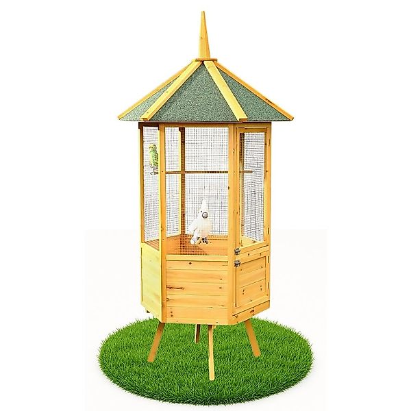 Mucola Vogelhaus Vogel Käfig Tierkäfig Zimmervoliere, günstig online kaufen