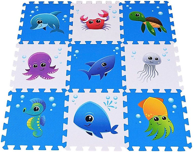 Knorrtoys® Puzzle Meereswelt, 9 Puzzleteile, Puzzlematte, Bodenpuzzle günstig online kaufen