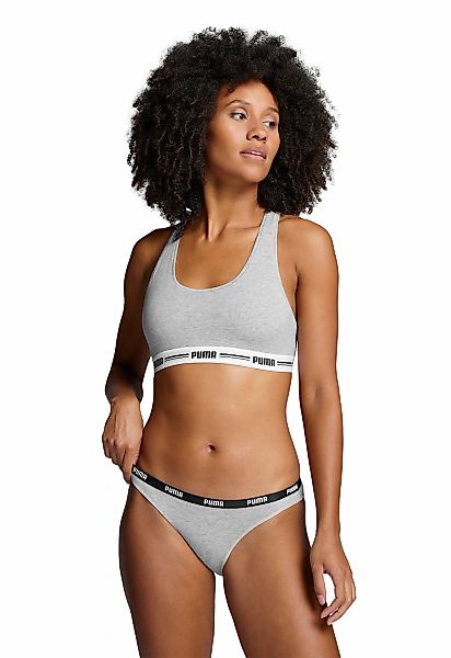 PUMA Bikinislip "PUMA WOMEN BIKINI 2P" 2er Pack, Low-Rise Design, flache Nä günstig online kaufen