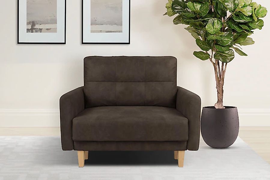 Home affaire Sessel »TRIPLO Relaxsessel mit Wellenunterfederung, Maße B/T/H günstig online kaufen