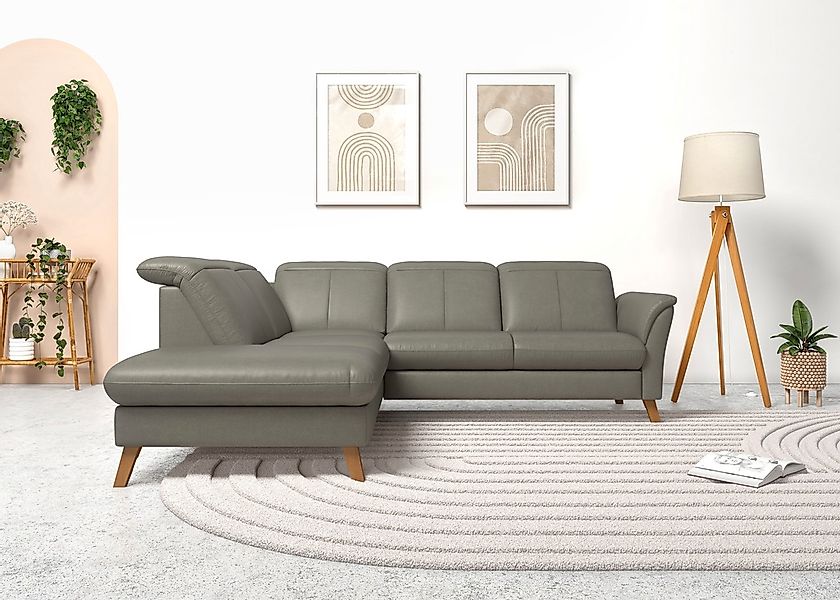 sit&more Ecksofa »Romero L-Form«, wahlweise mit oder ohne TV-Funktion, Bett günstig online kaufen