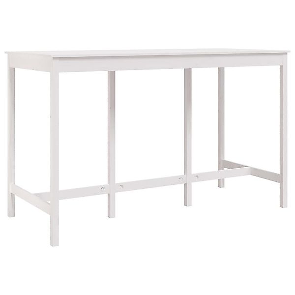 vidaXL Esstisch, Bartisch Weiß 180x80x110 cm günstig online kaufen