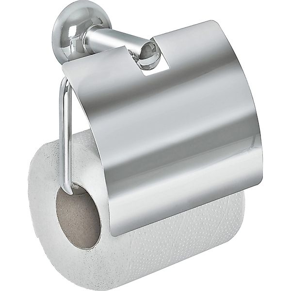 Spirella Toilettenpapierhalter Campagne mit Deckel Chrom günstig online kaufen
