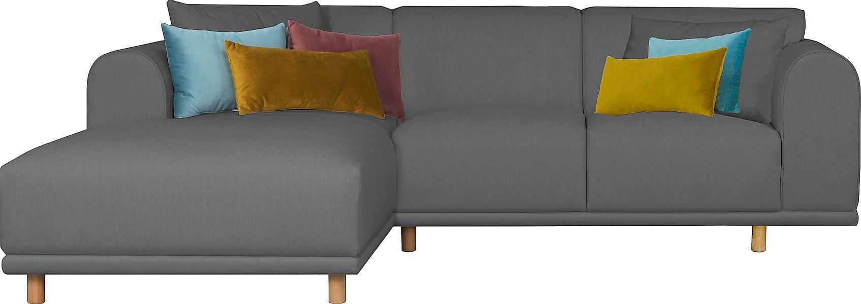 andas Ecksofa Maroon L-Form, in skandinavischem günstig online kaufen