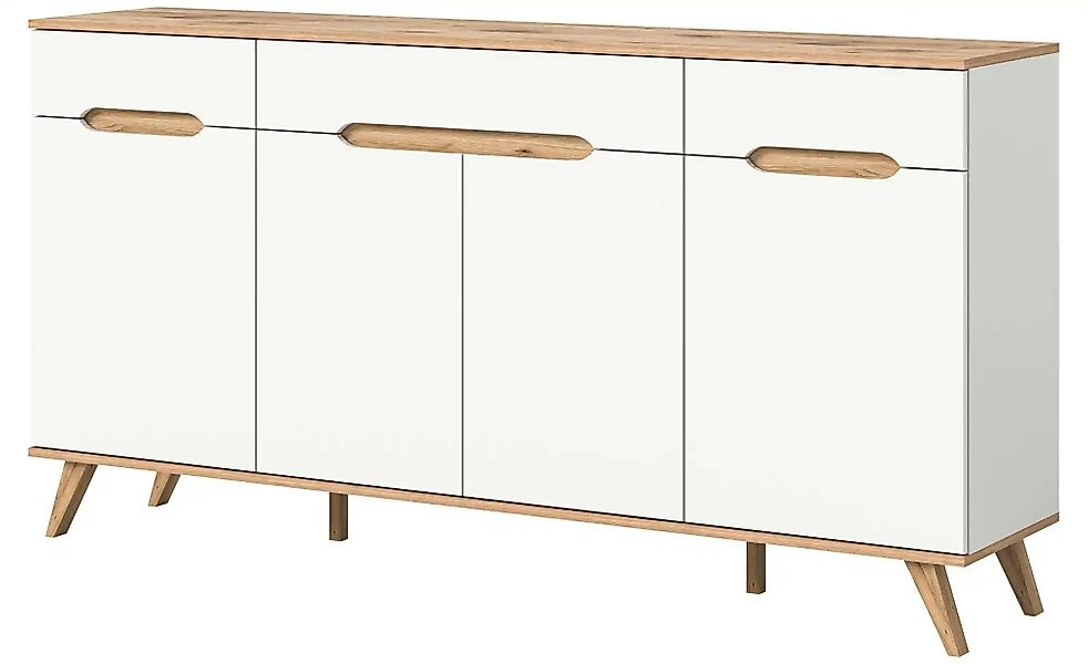 Sideboard  Torso ¦ weiß ¦ Maße (cm): B: 185 H: 95 T: 40.0 Kommoden & Sidebo günstig online kaufen