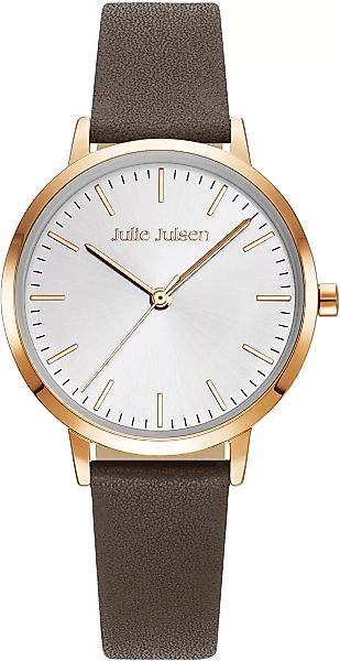 Julie Julsen Quarzuhr "Julie Julsen Basic Line Rosé Mocca, JJW1027RGL-11" günstig online kaufen