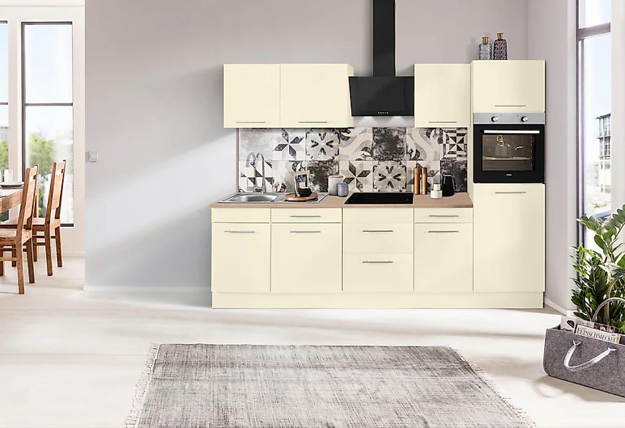 wiho Küchen Küchenzeile »Ela«, Breite 280 cm, Soft-Close-Funktion, höhenver günstig online kaufen