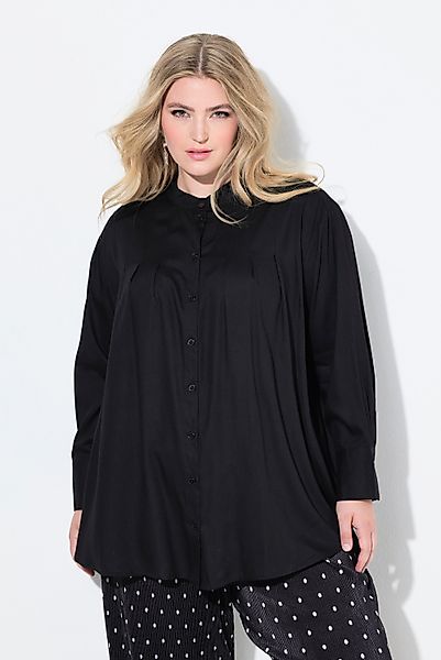 MIAMODA Longbluse Bluse Zierfalten an den günstig online kaufen