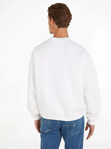 Tommy Jeans Sweater TJM BOXY NEW CLASSICS CREW EXT mit Print auf der Brust günstig online kaufen