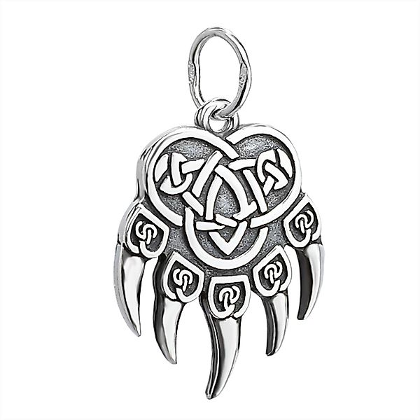 NKlaus Kettenanhänger 925 Sterling Silber Bärenpfote günstig online kaufen