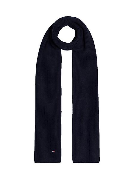 Tommy Hilfiger Strickschal TH FLAG PIMA COTTON CASH SCARF, mit Logostickere günstig online kaufen