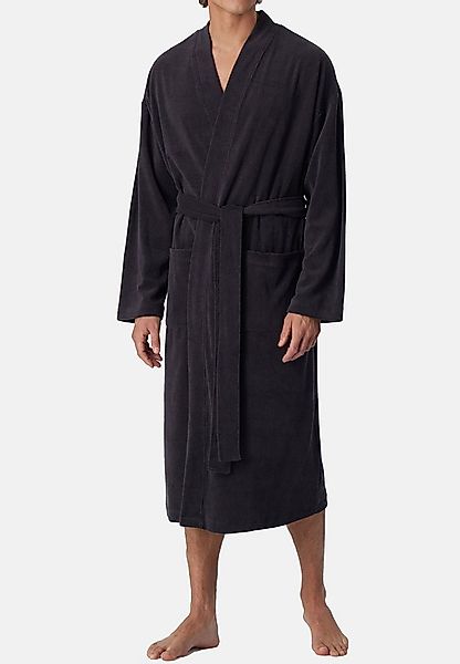 Schiesser Bademantel Feather Terry, Baumwolle, nicht relevant, Gürtel, Bade günstig online kaufen